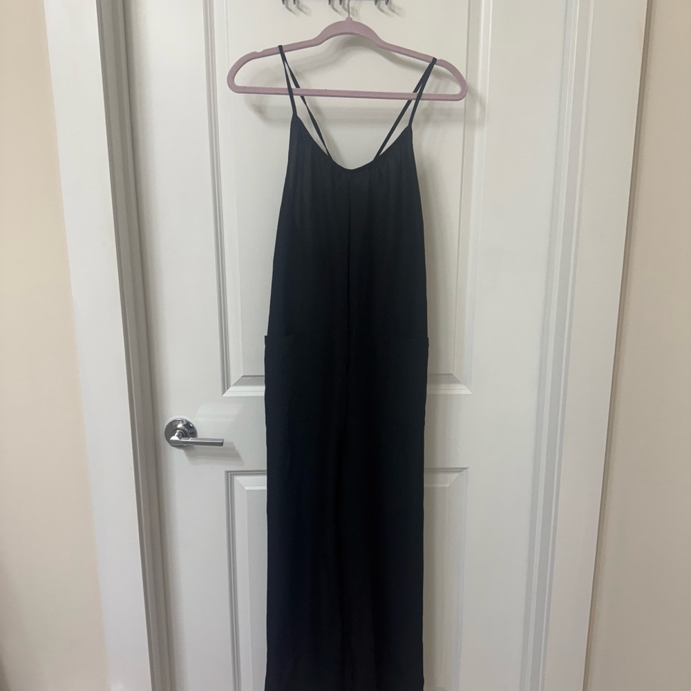 NWT SHEIN Vcay Black Pants Romper